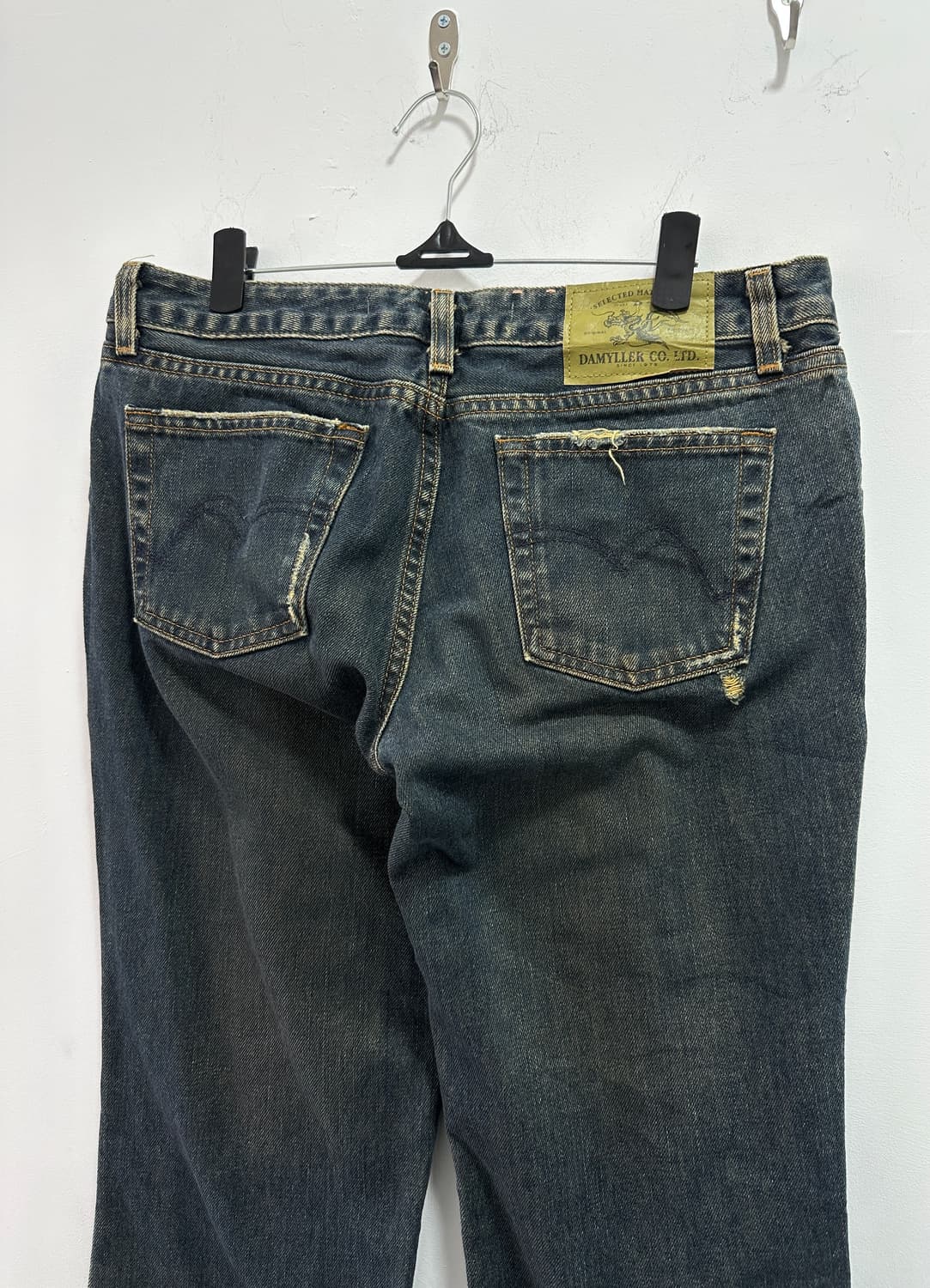 Fade lines flare cut denim pants 상품이미지7