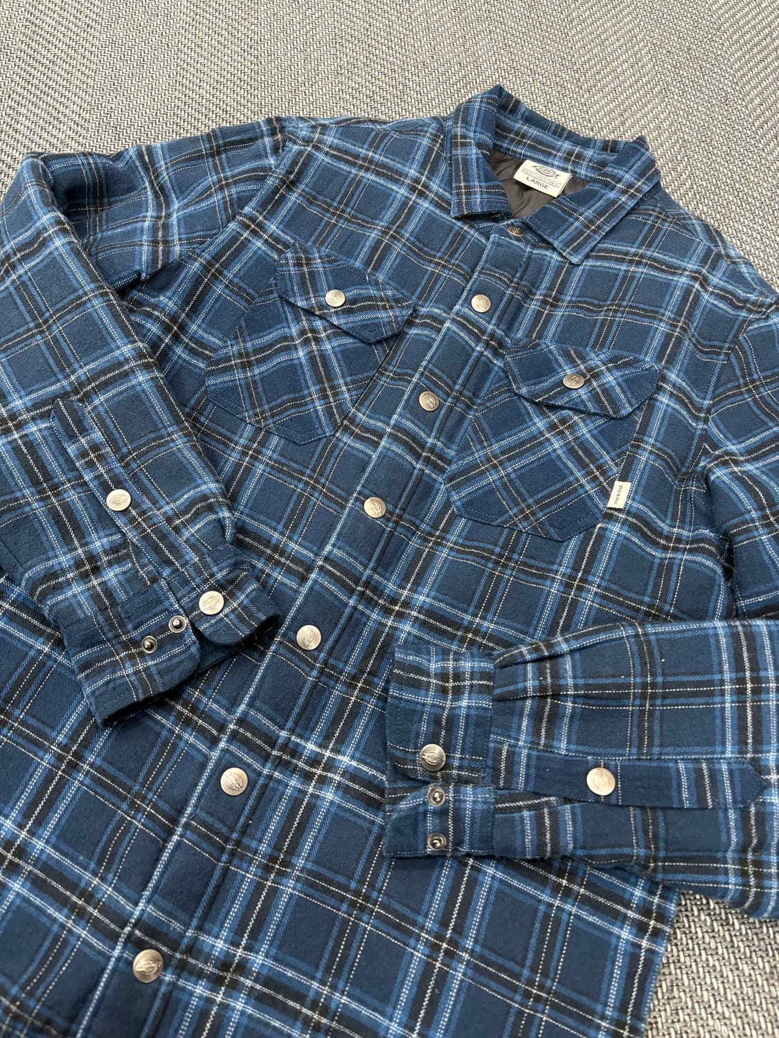 디키즈 체크 누빔자켓 상품이미지4