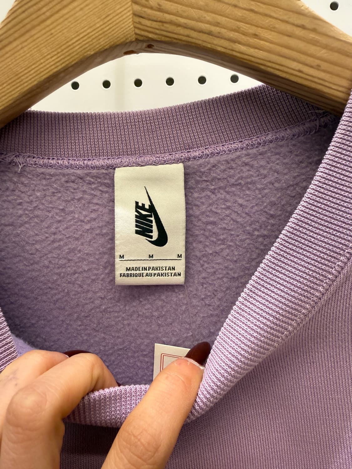 나이키 랩 NRG 솔로 스우시 맨투맨 바이올렛 U1353 상품이미지5