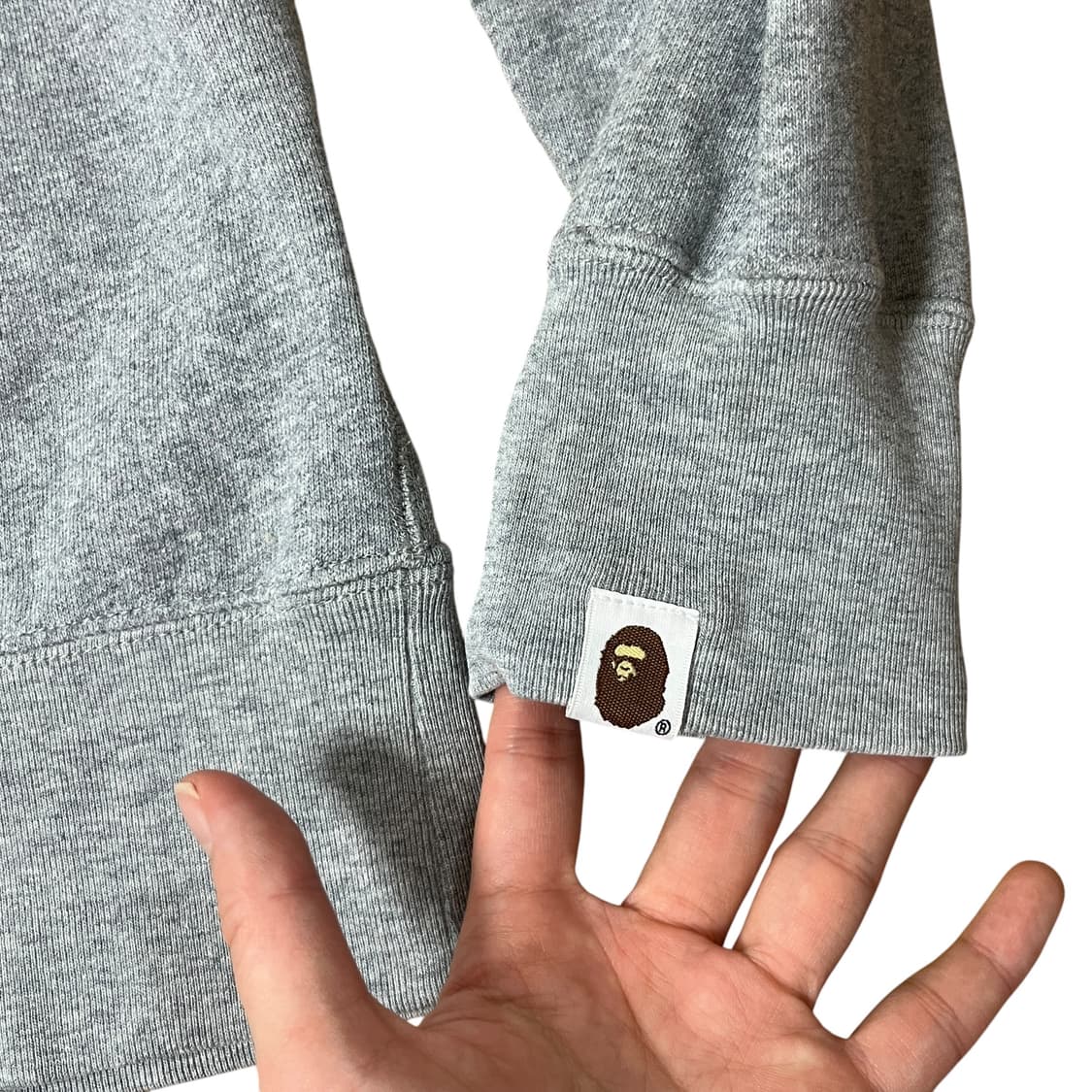 베이프 BAPE 하프집업 스웻셔츠 맨투맨 L 상품이미지5