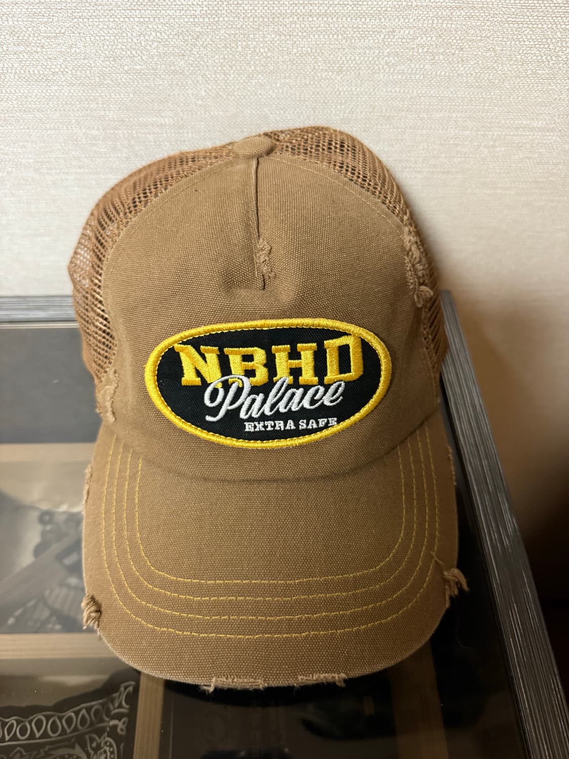 [OS] 팔라스 네이버 후드 메쉬캡 브라운 상품이미지2