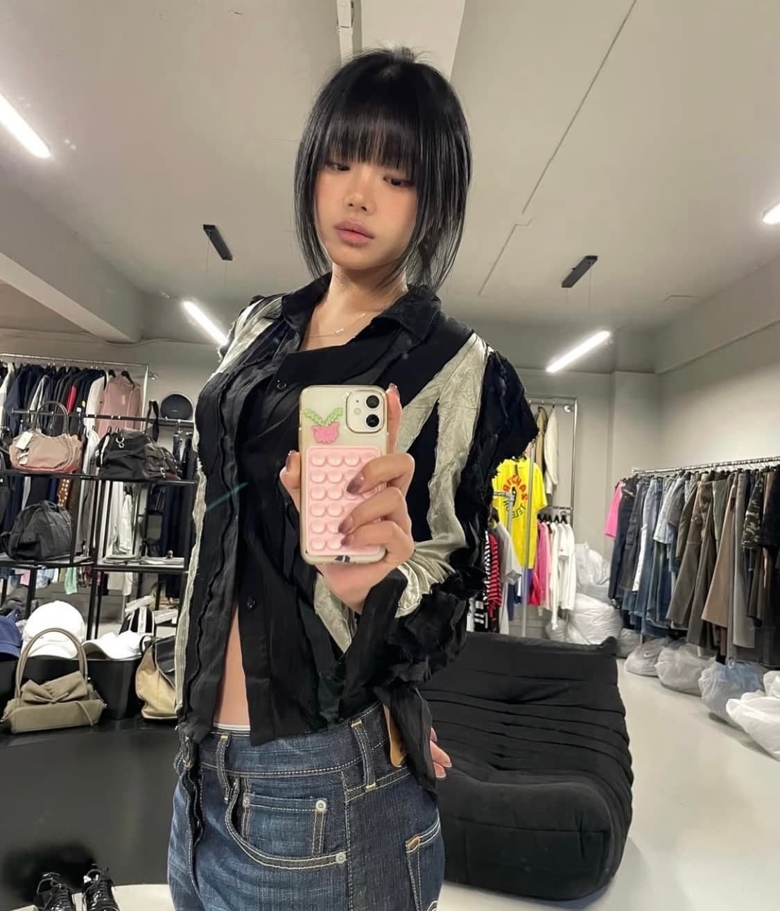 TOGA PULLA rough cutting line shirt 상품이미지1