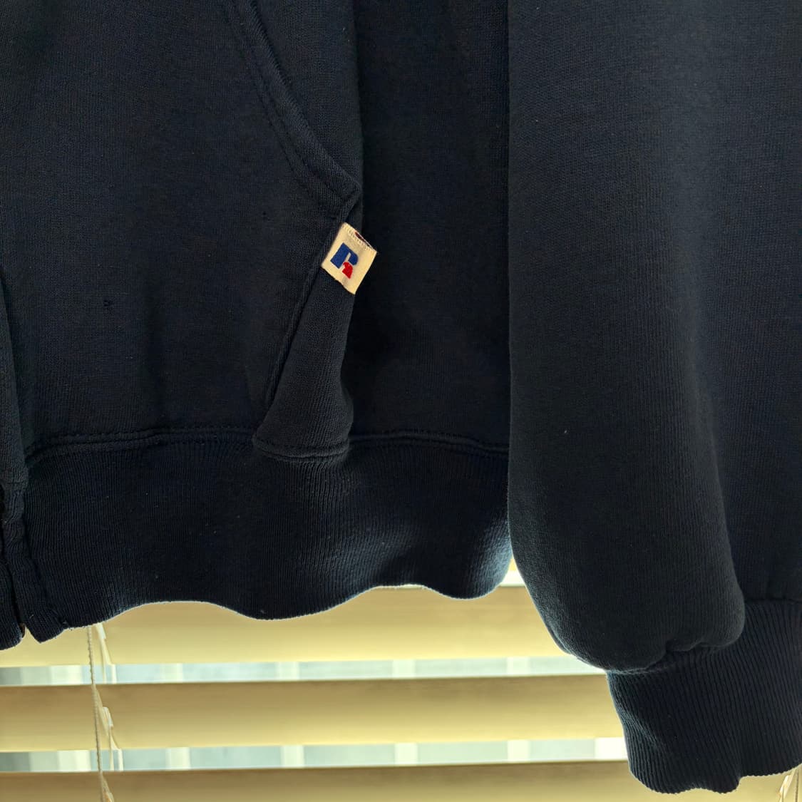 90s USA 빈티지 러셀 에슬레틱 후드 집업 후드티 매티보이 XL 상품이미지3