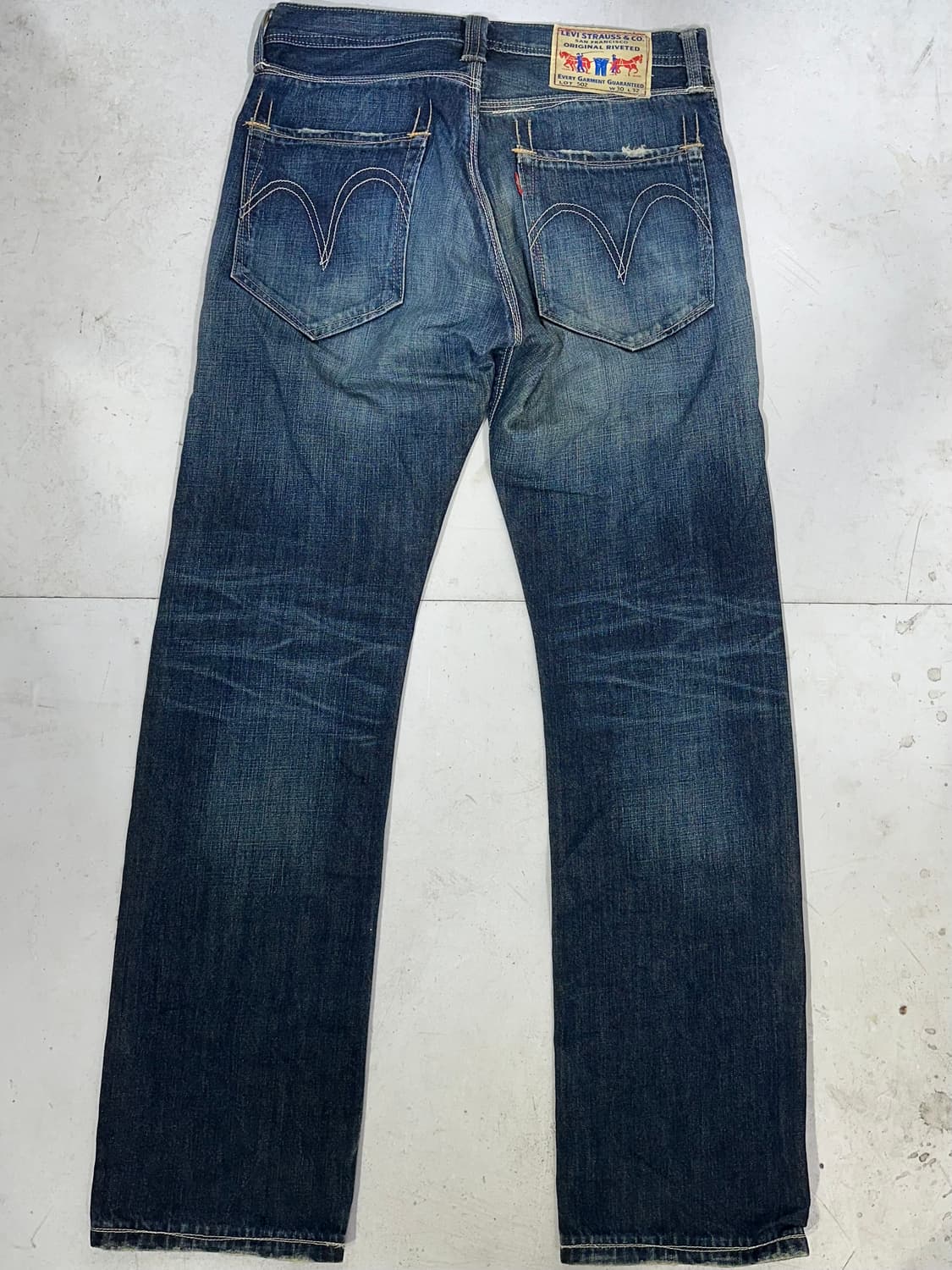 리바이스 진청 엔지니어드 워싱 데님 팬츠 30 상품이미지5