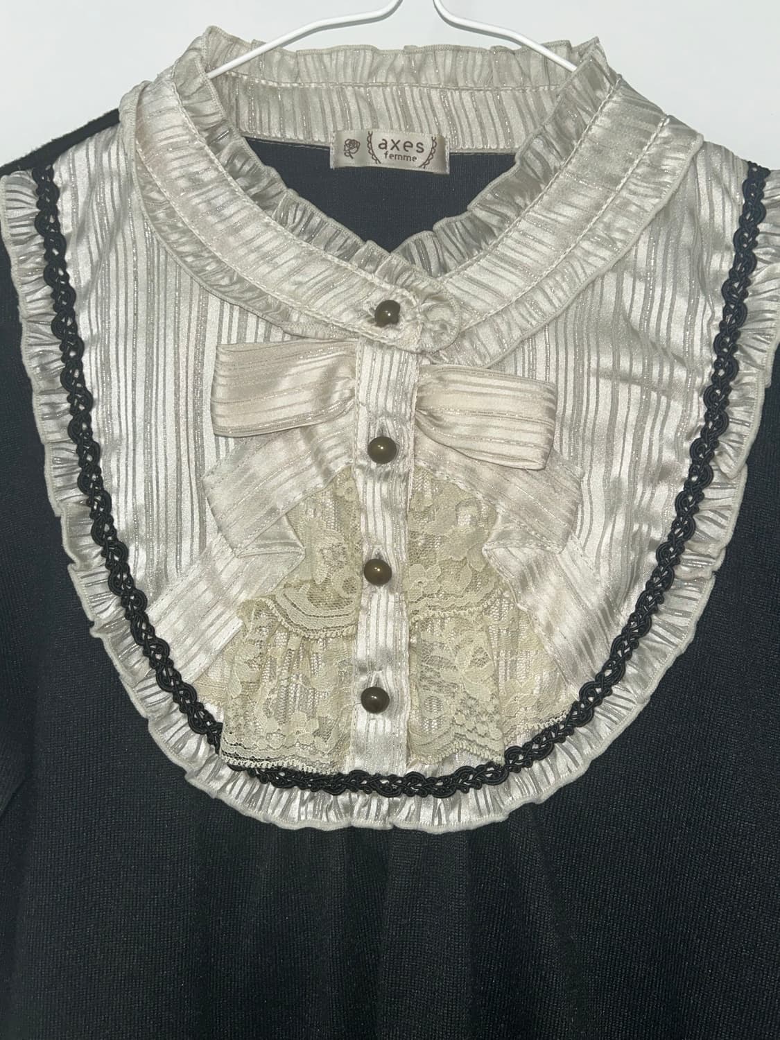 엑시스팜 고딕펑크 공겜여주st 레이스 슬리브 상품이미지3