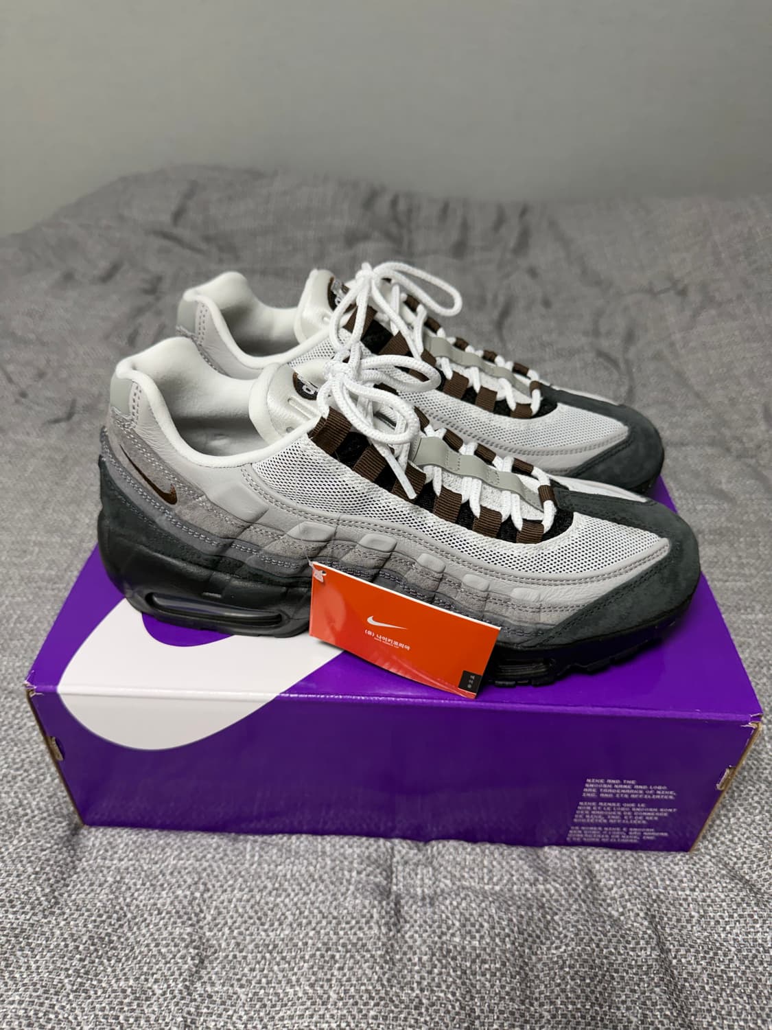 [275] 나이키 SB 에어맥스 95 블랙 앤 앤트러사이트 상품이미지1