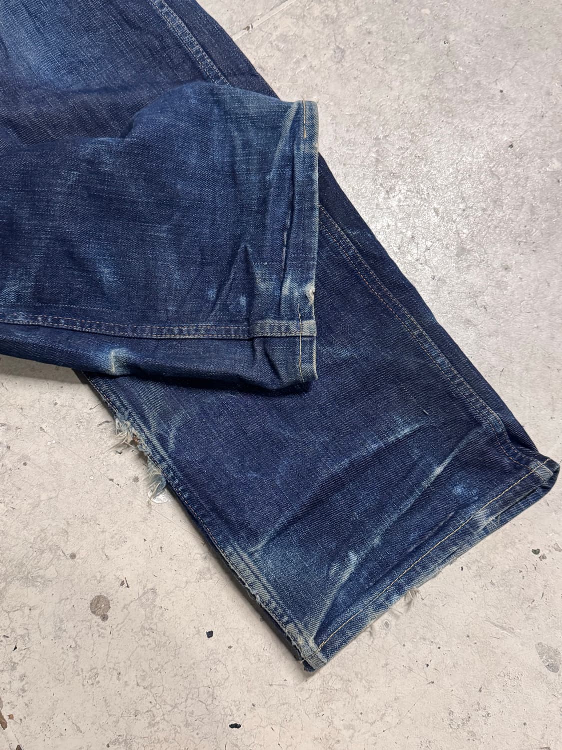 00s 베이프 스타 커스텀 워시드 데님팬츠  상품이미지10