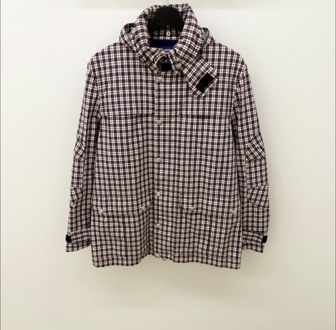 준야와타나베 체커보드 유틸리티 블루종 자켓 상품이미지2