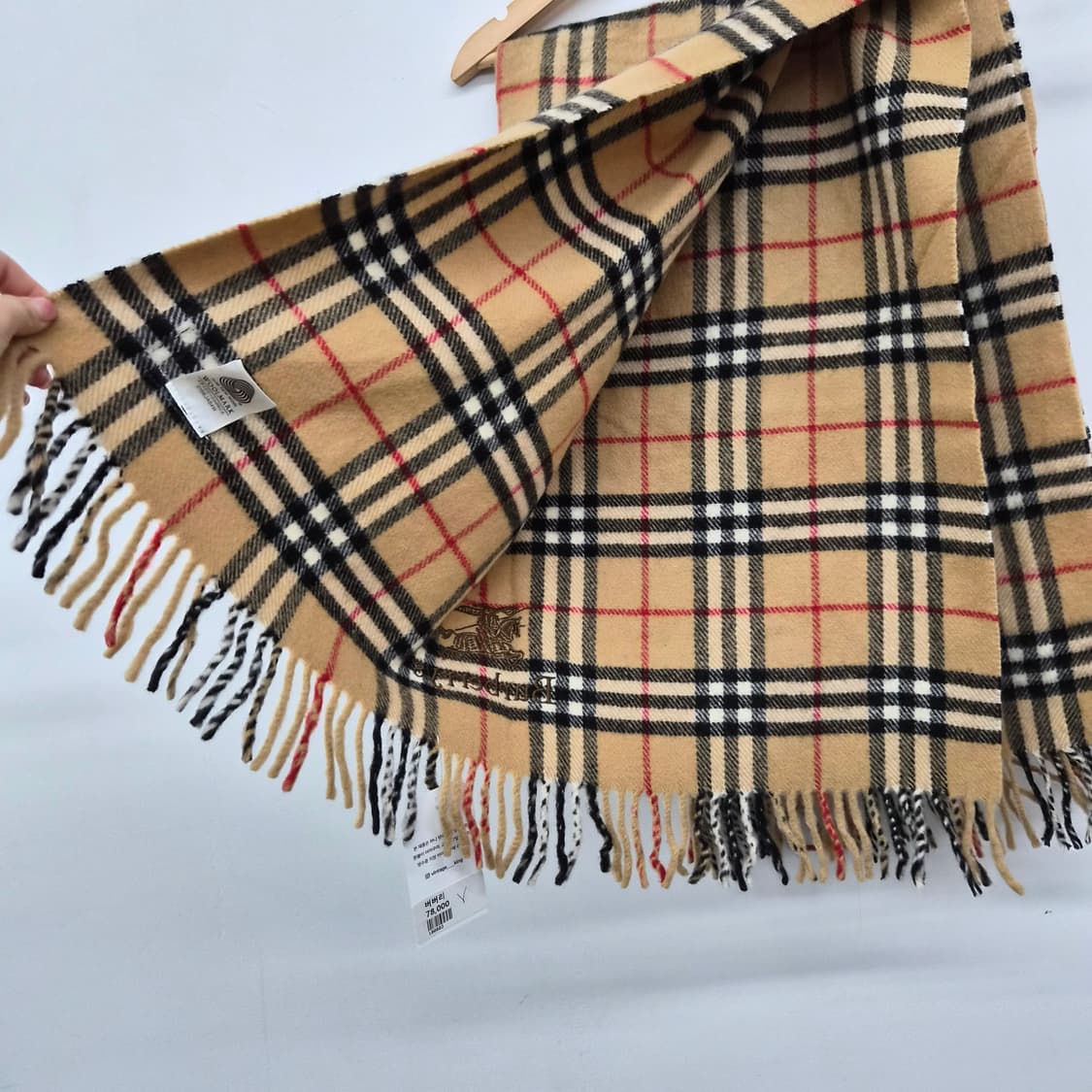 버버리 클래식 체크 머플러 상품이미지7
