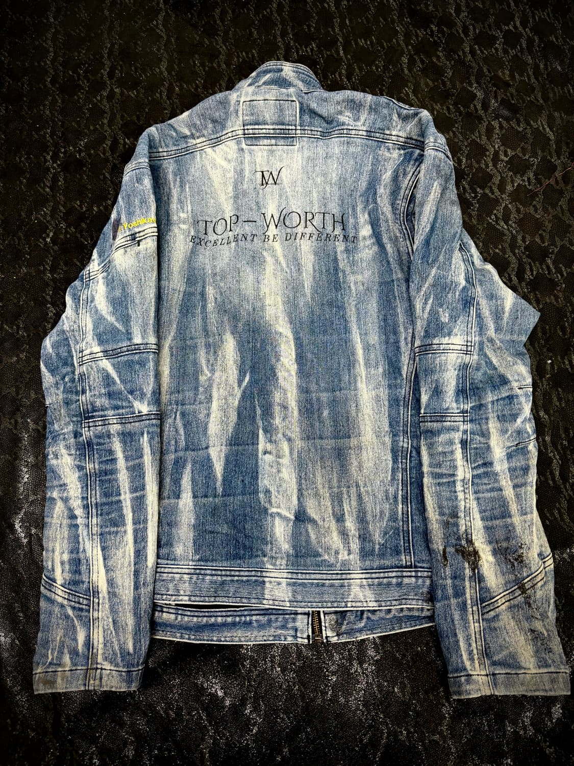 “Vintage”Y2K Mood Washed Jacket 상품이미지6