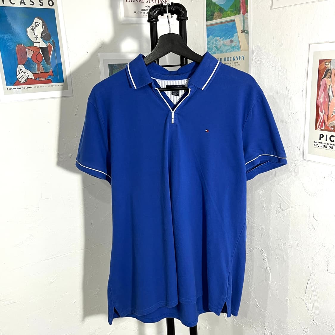 타미힐피거 브이넥 카라티 상품이미지1