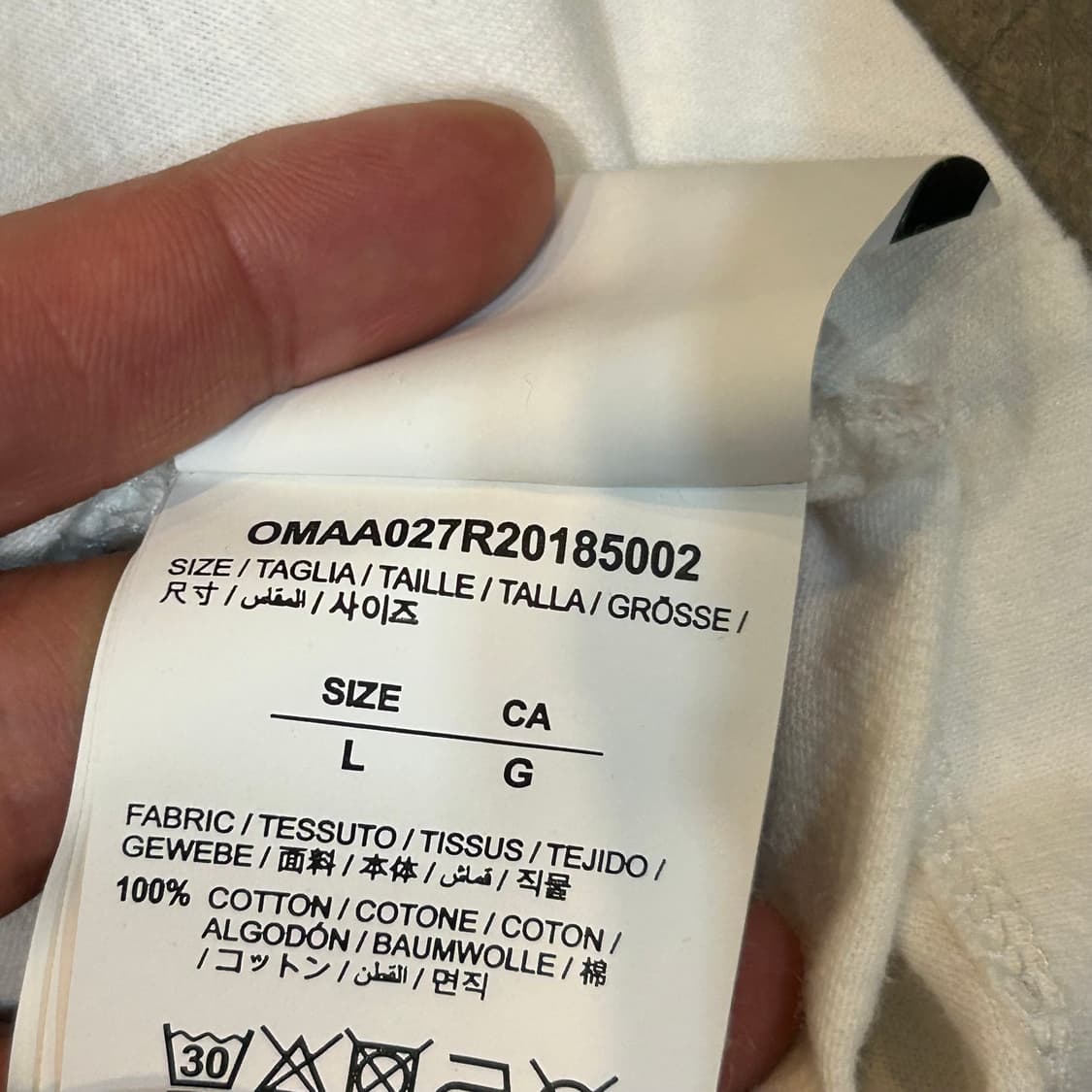 🫶🏻 오프화이트 White 반팔티 🫶🏻 상품이미지5