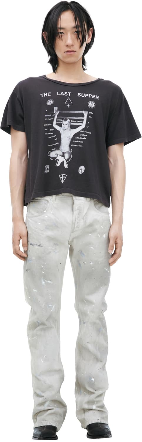 [32] ERD 26ss 플레어진 PAINT WHITE 상품이미지4