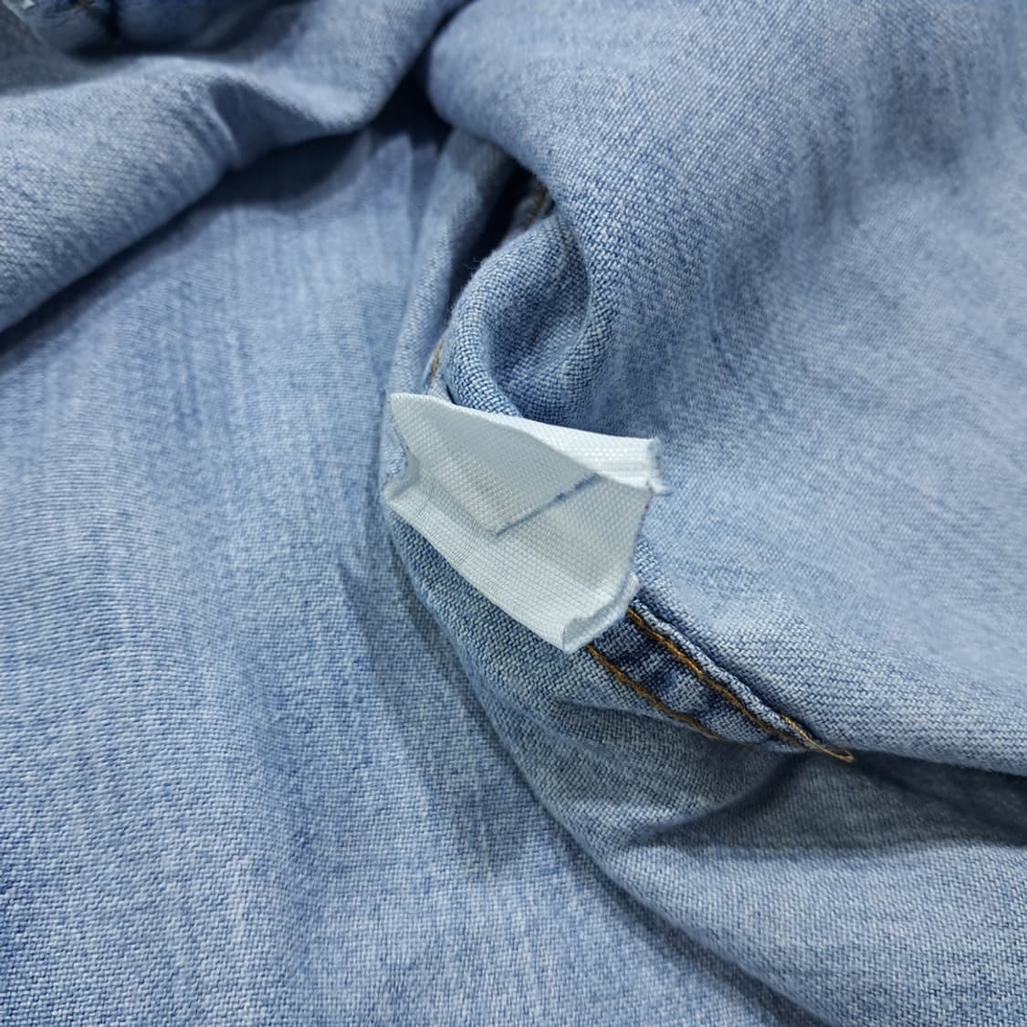CL396 XL 리바이스 00s 코튼 라이트블루 데님셔츠 셔츠남방 상품이미지5