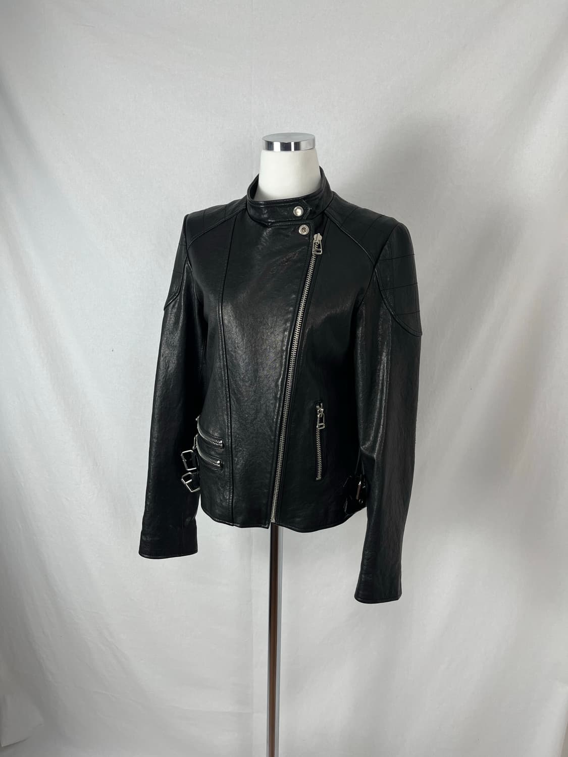 Vintage 리얼레더 라이더 자켓 상품이미지10