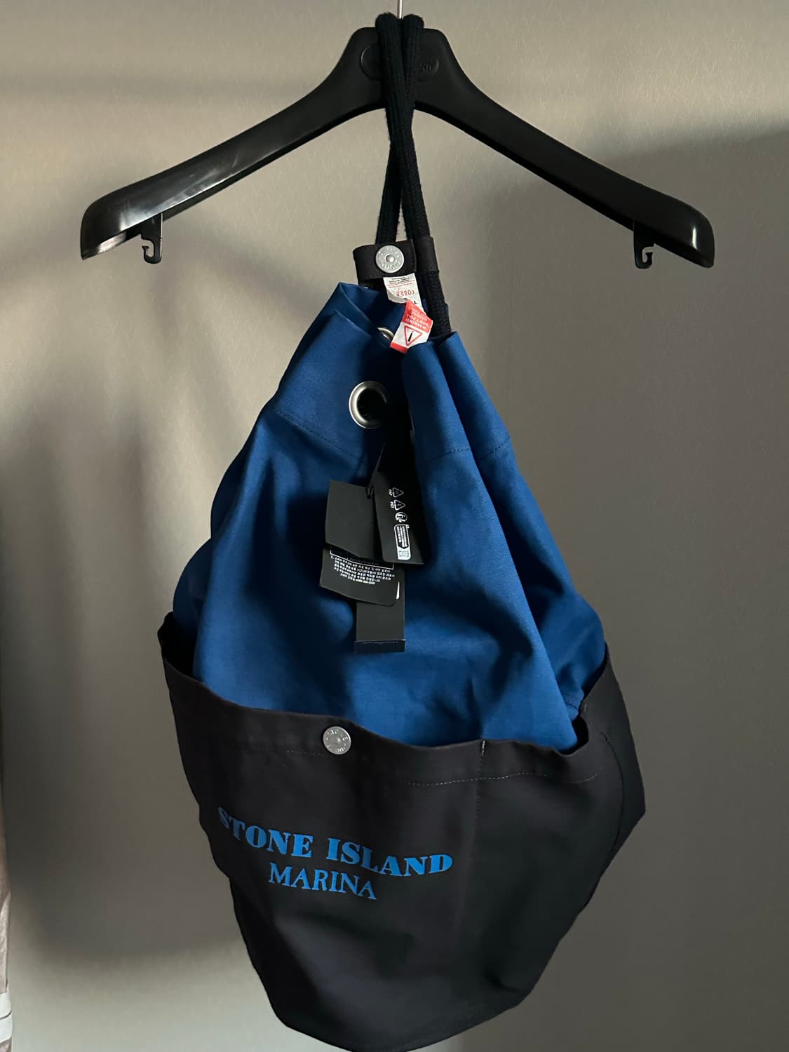 스톤아일랜드 마리나 플레이티드 더플백 24fw 새상품 상품이미지1