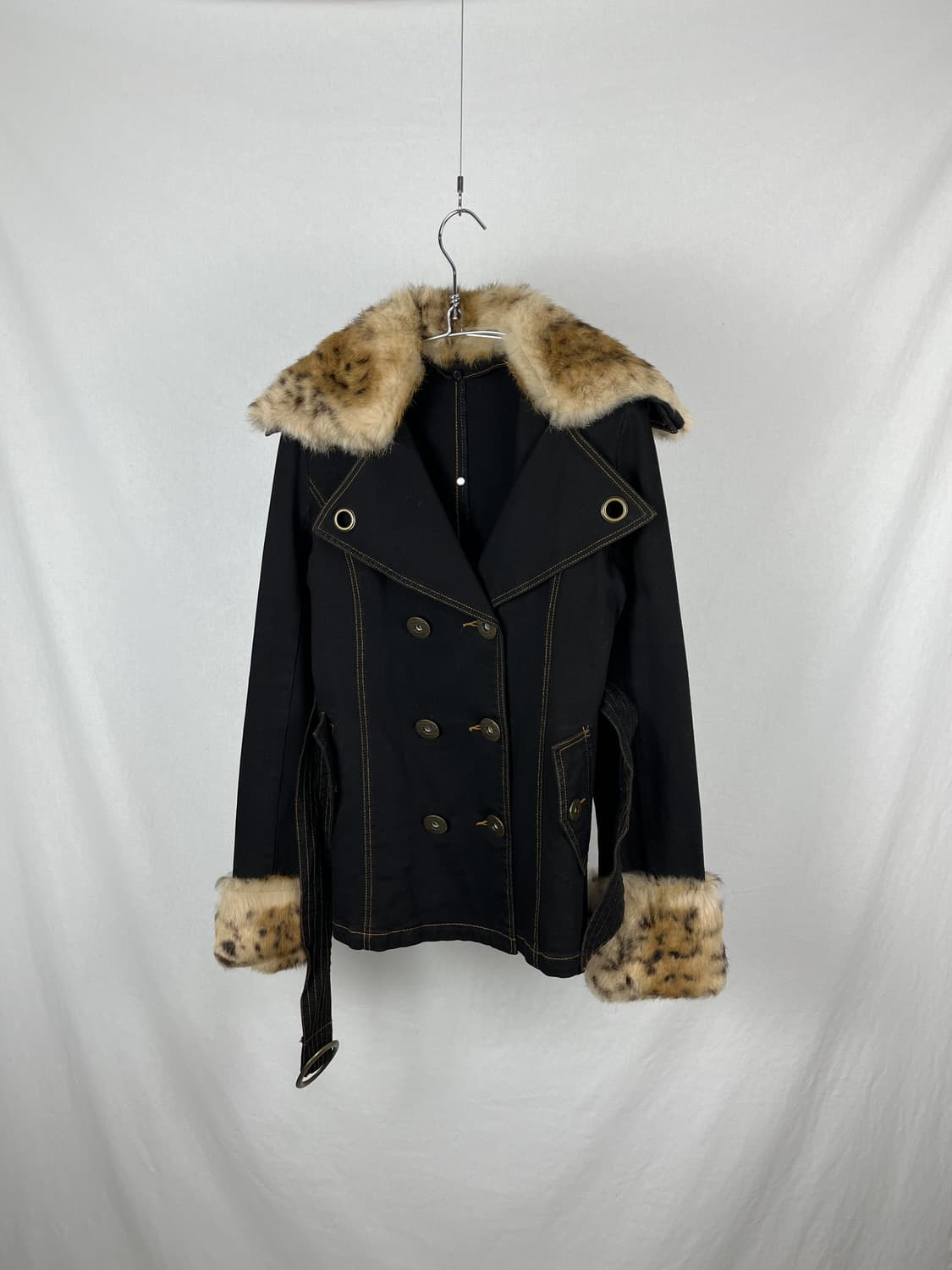 D.I.A  호피 퍼 코튼 자켓 상품이미지1