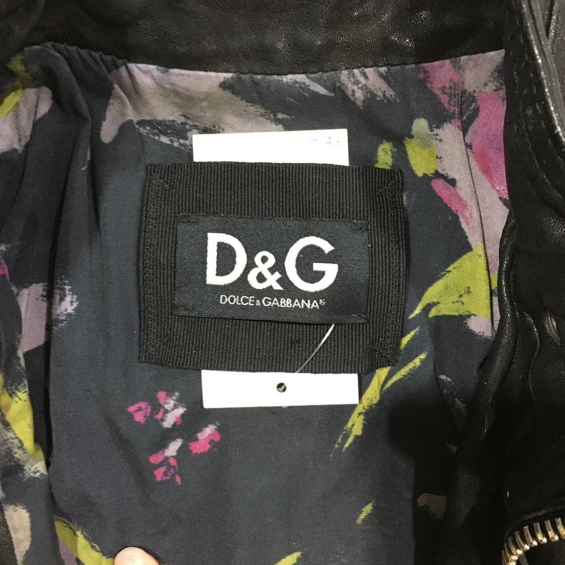 돌체 레더 자켓 상품이미지2