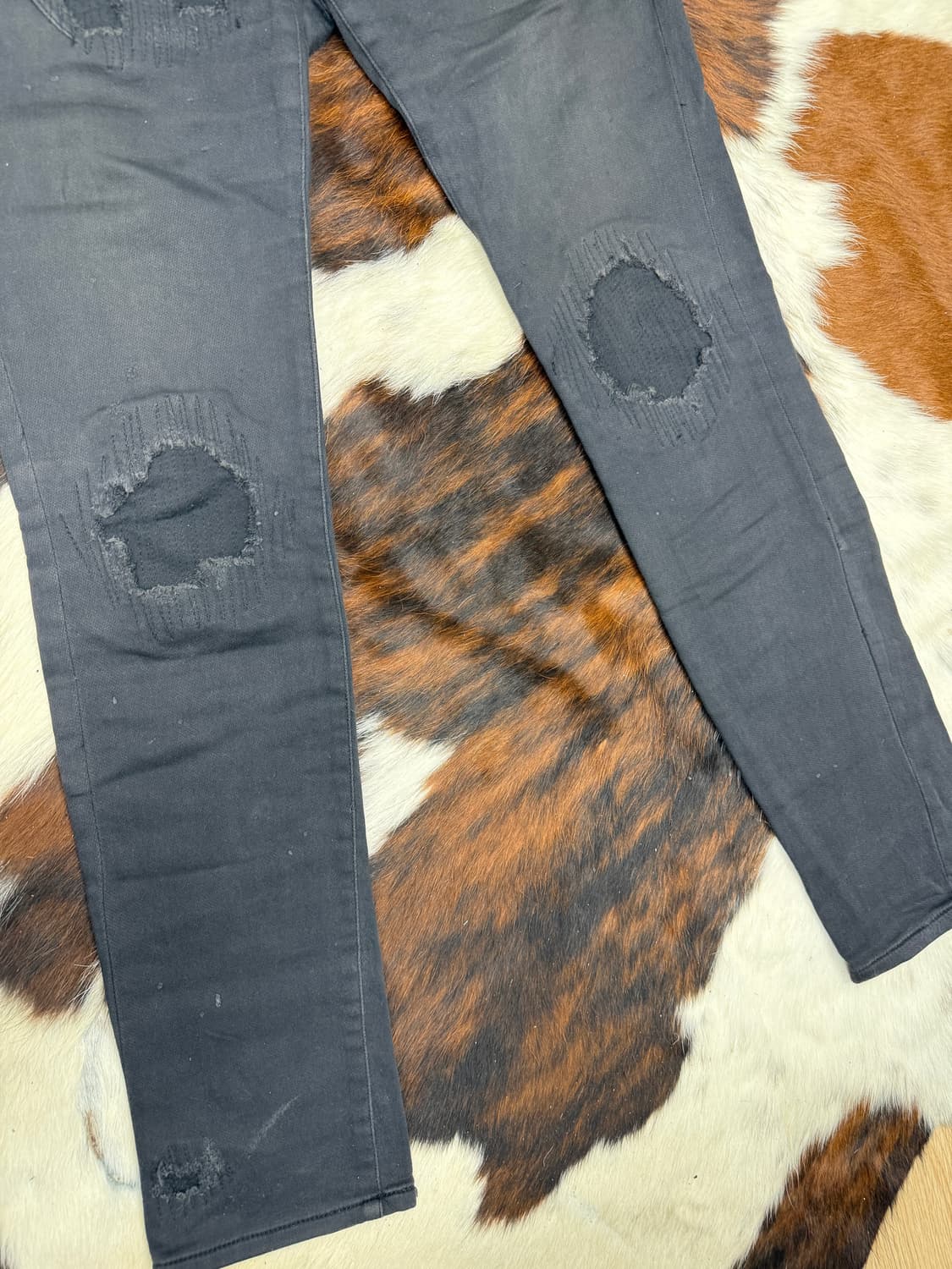 넘버나인 x 1PIU1UGUALE3 릴렉스핏 코튼 디스팬츠 상품이미지3