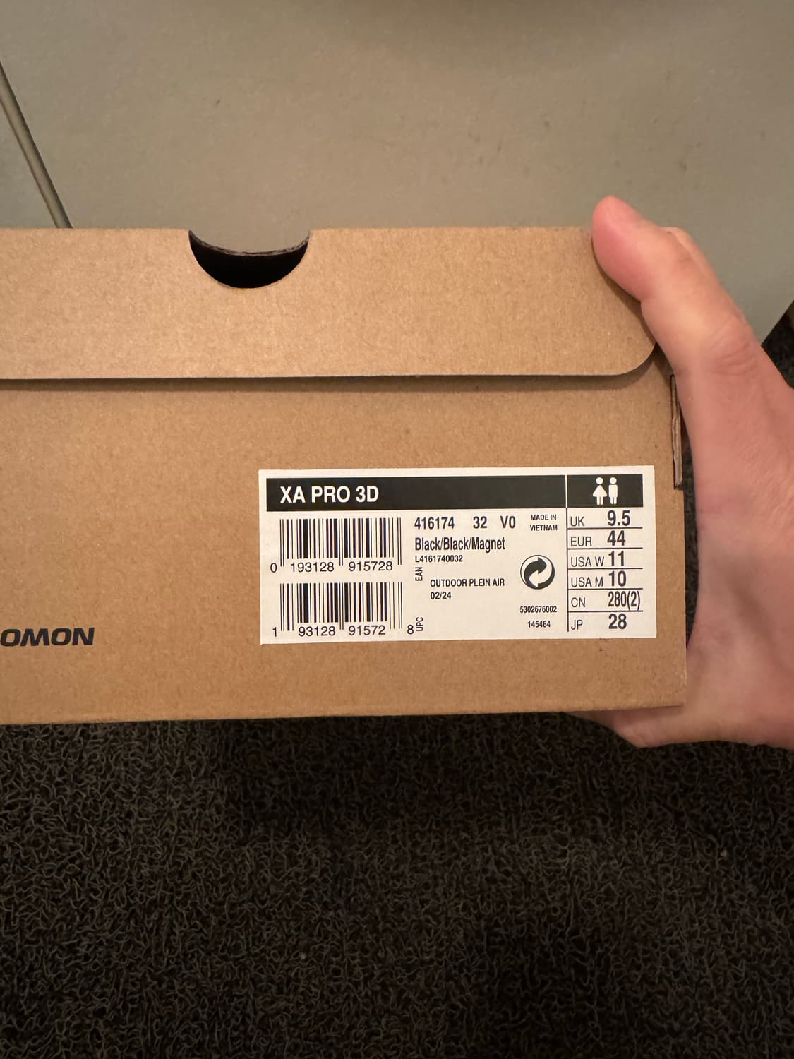 살로몬 XA 프로 3D 블랙 마그넷 상품이미지5