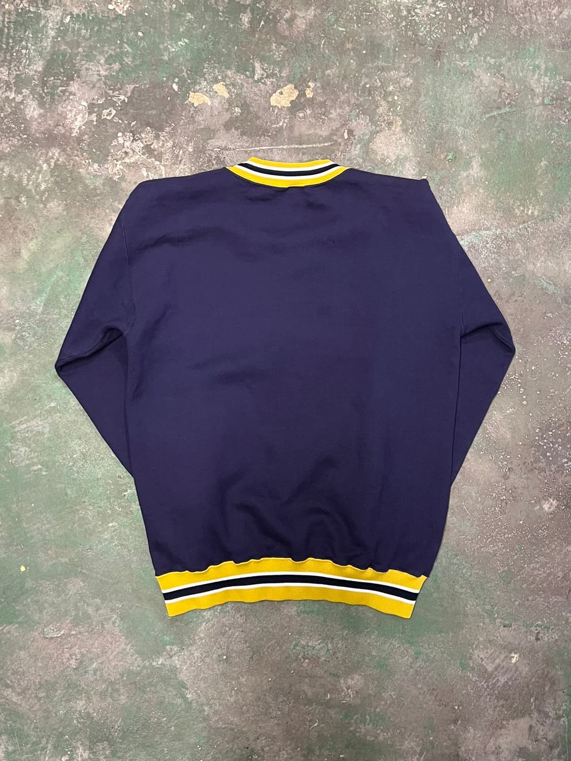 90's 러셀 애슬레틱 V넥 맨투맨 바시티 스웻 빈티지 스쿨웨어 상품이미지9