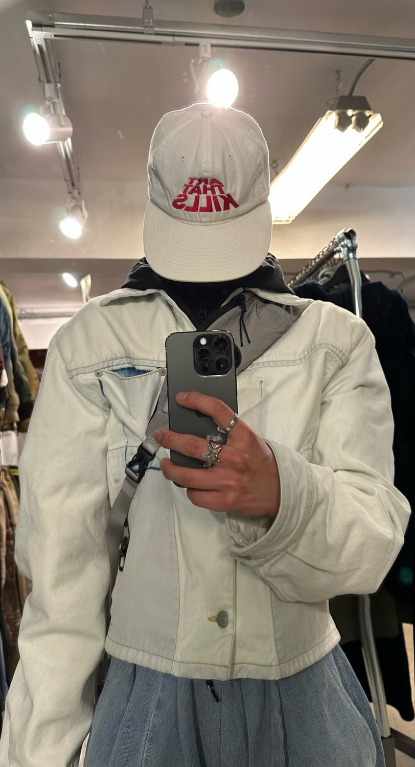 [50] Maison Margiela 마르지엘라 블리치 데님 자켓 상품이미지9