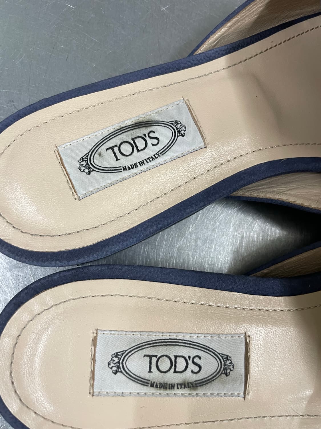 토즈 더블 T 태슬 스웨이드 뮬 EU39 (gr-3748) 상품이미지7