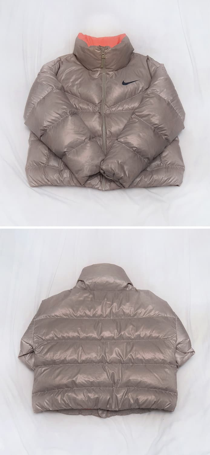 나이키 NSW 다운 필 골드 푸퍼 크롭 숏패딩 (L / 95-100) 상품이미지3