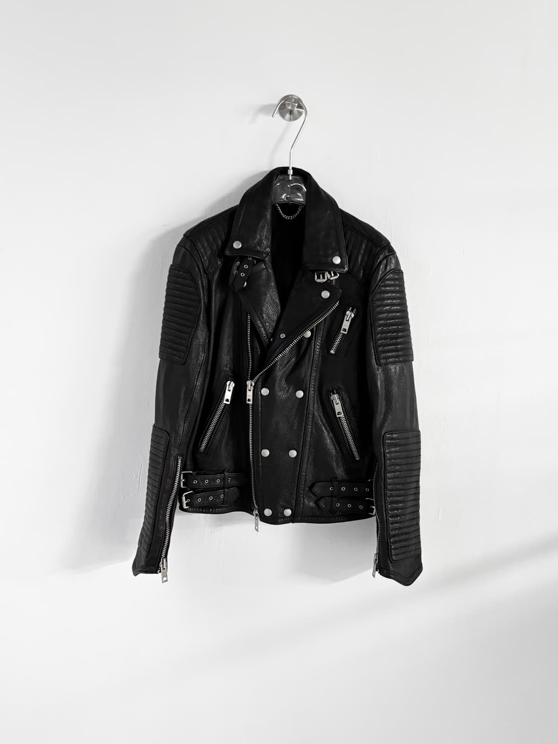 이탈리안 램스킨 바이커 자켓  상품이미지1