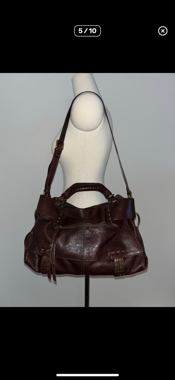 Kooba Red Brown Shoulder Bag 상품이미지5