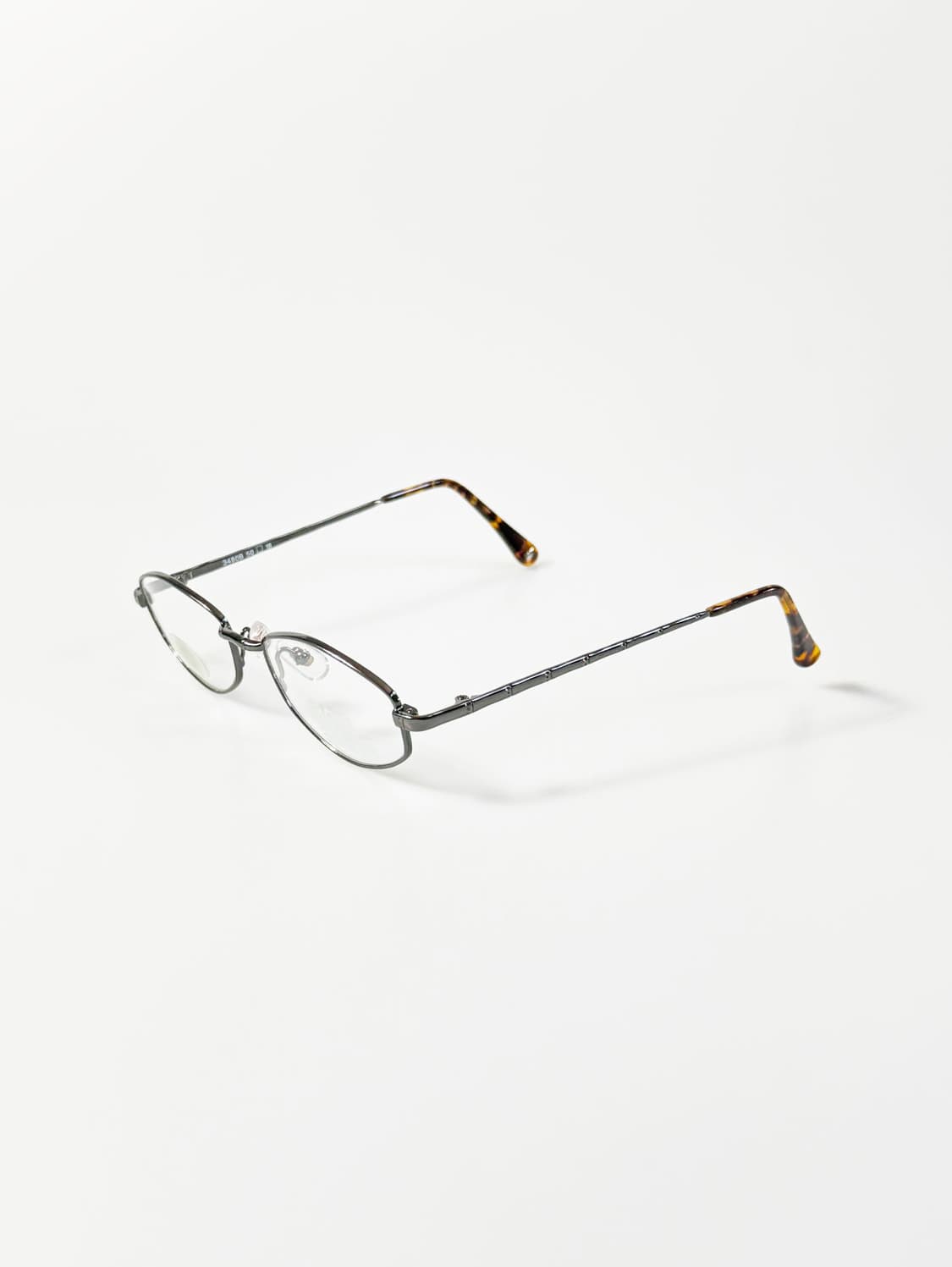 90s PARIM 건메탈 슬림 오벌 프레임 빈티지 안경 상품이미지3