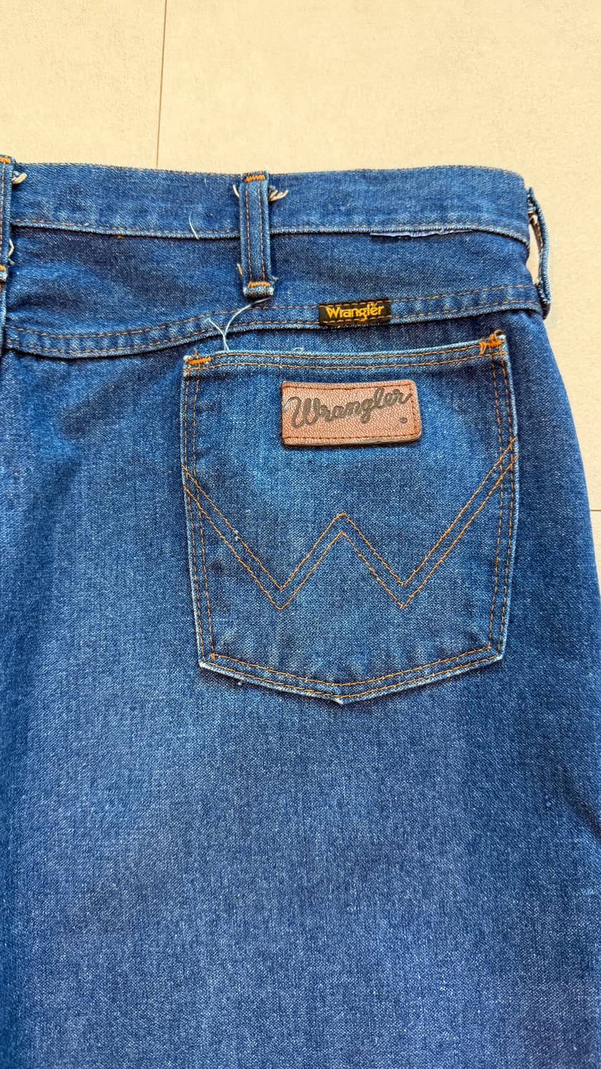80s 랭글러 wrangler 부츠컷 데님 945den 상품이미지5