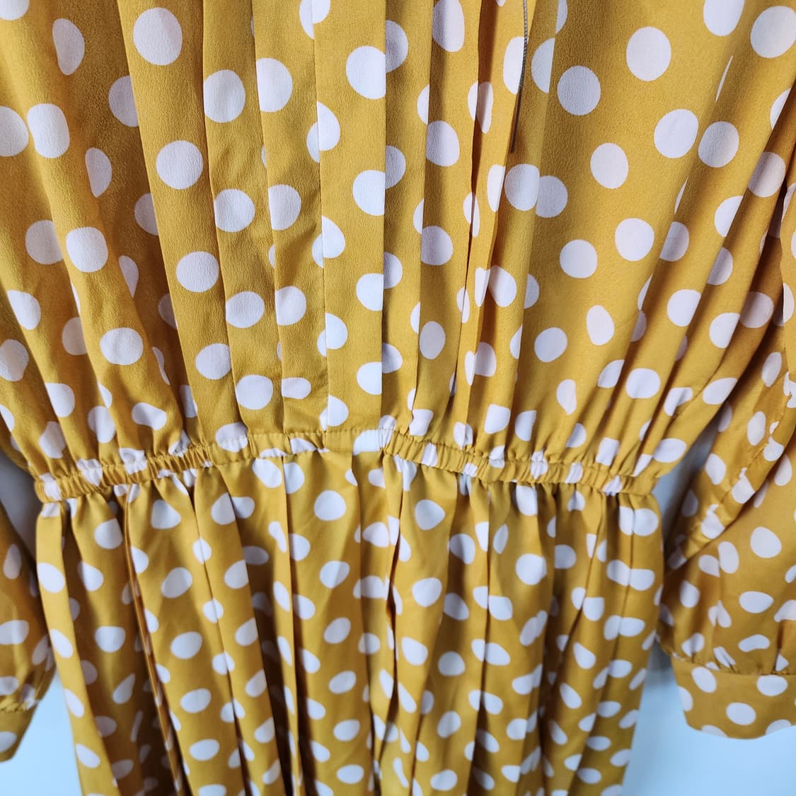 스튜디오톰보이 옐로우 도트 롱 원피스 상품이미지4