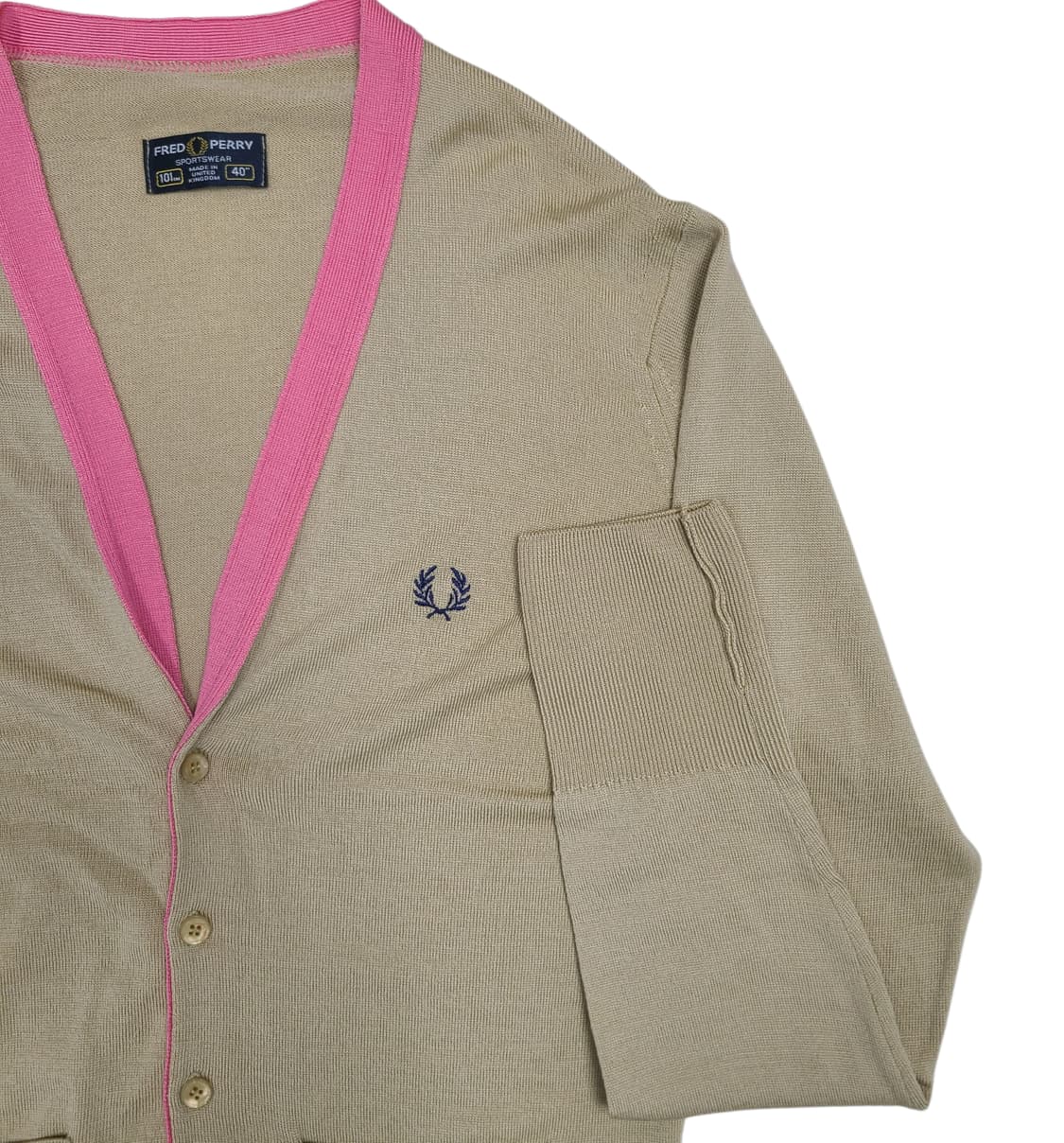 Fred Perry 램스울 가디건 상품이미지2