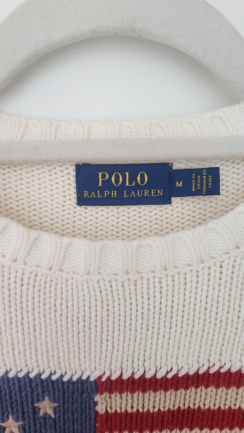 폴로 랄프로렌 성조기 니트 M 상품이미지2