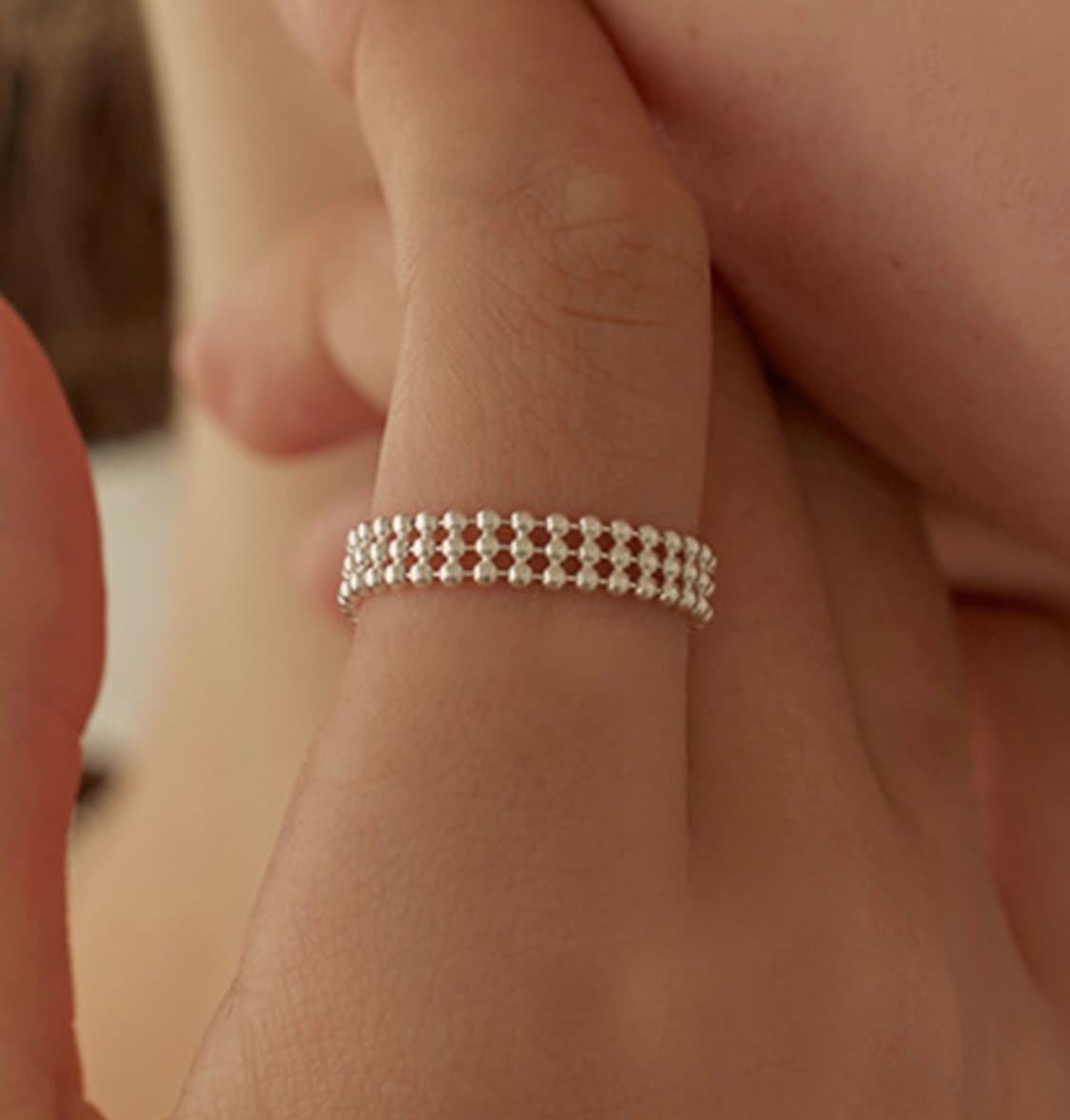 실버925 체인 반지 11.5 상품이미지1