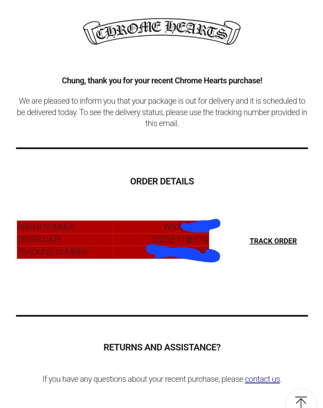 크롬하츠 실리크롬 CH 크로스 펜던트 블랙 상품이미지5