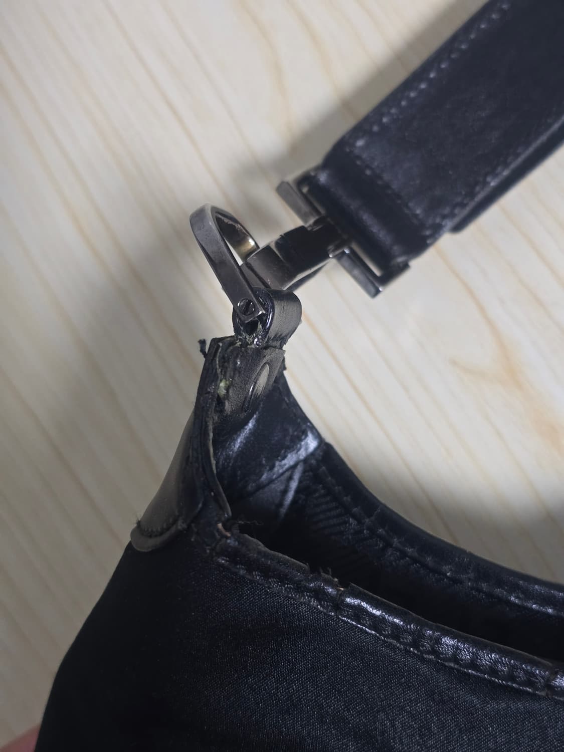 구찌 나일론 빈티지 재키백 블랙  상품이미지7