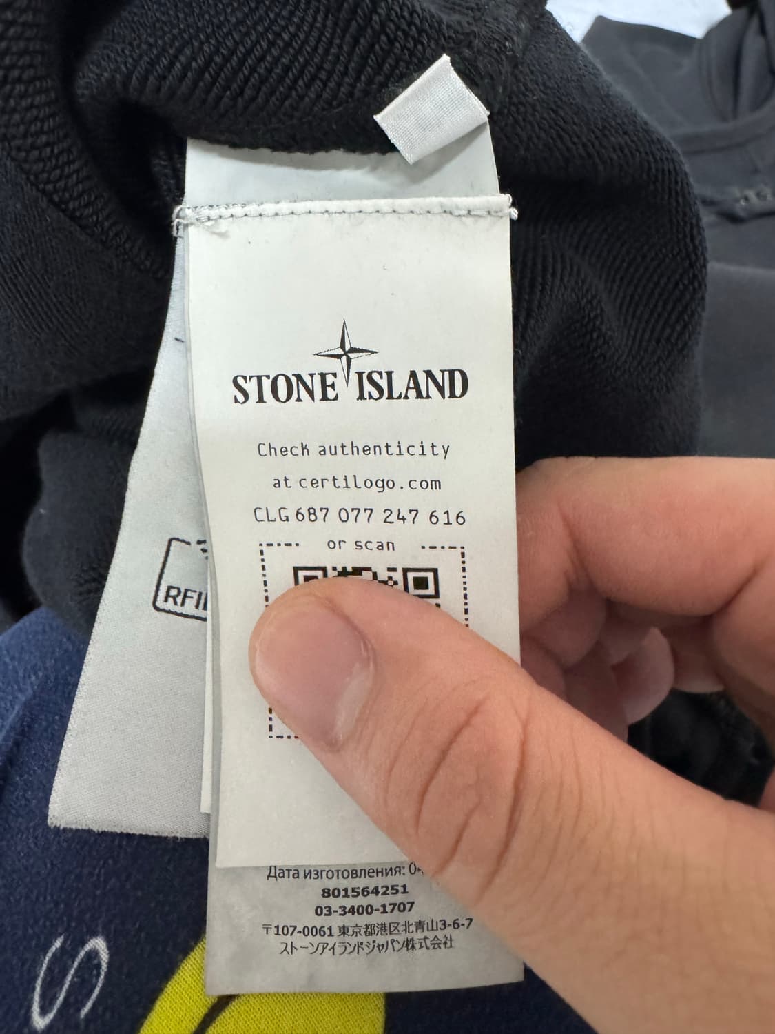 [2XL]24SS 스톤아일랜드 블랙 후드집업 상품이미지7