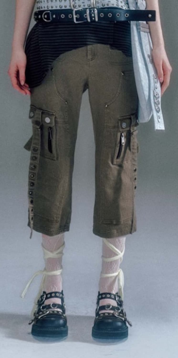 베이컨트 아카이브 코튼 카프리팬츠 (새상품) 상품이미지3