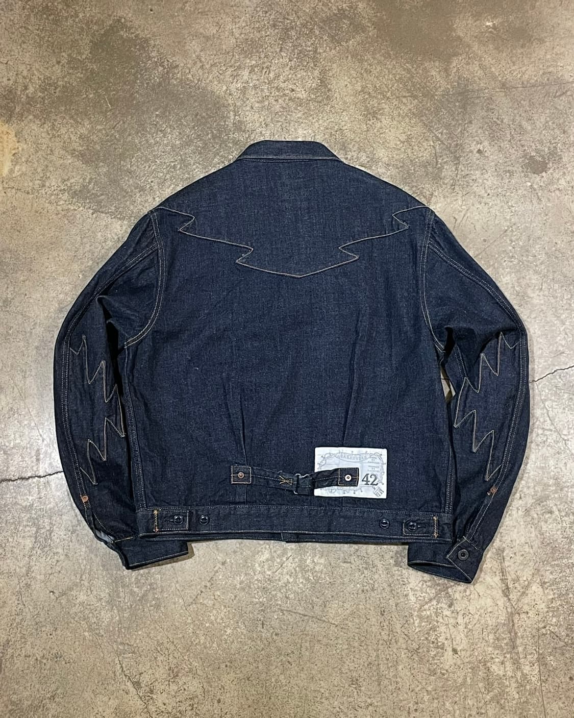 Kapital 12oz 데님 산토도밍고 썬더버트 재킷 (B5163) 상품이미지5