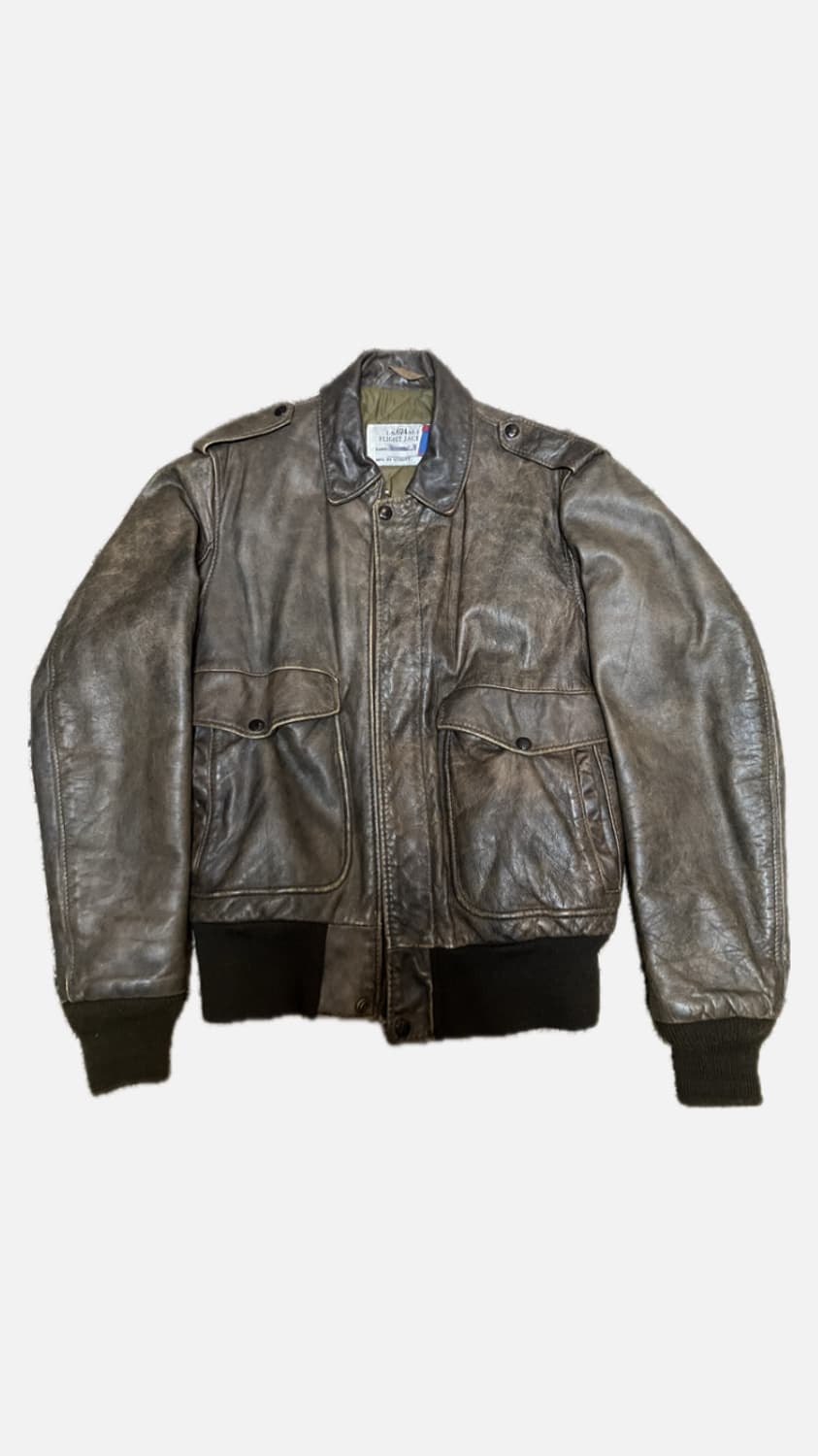 70~80s schott a-2 플라이트 자켓 상품이미지1