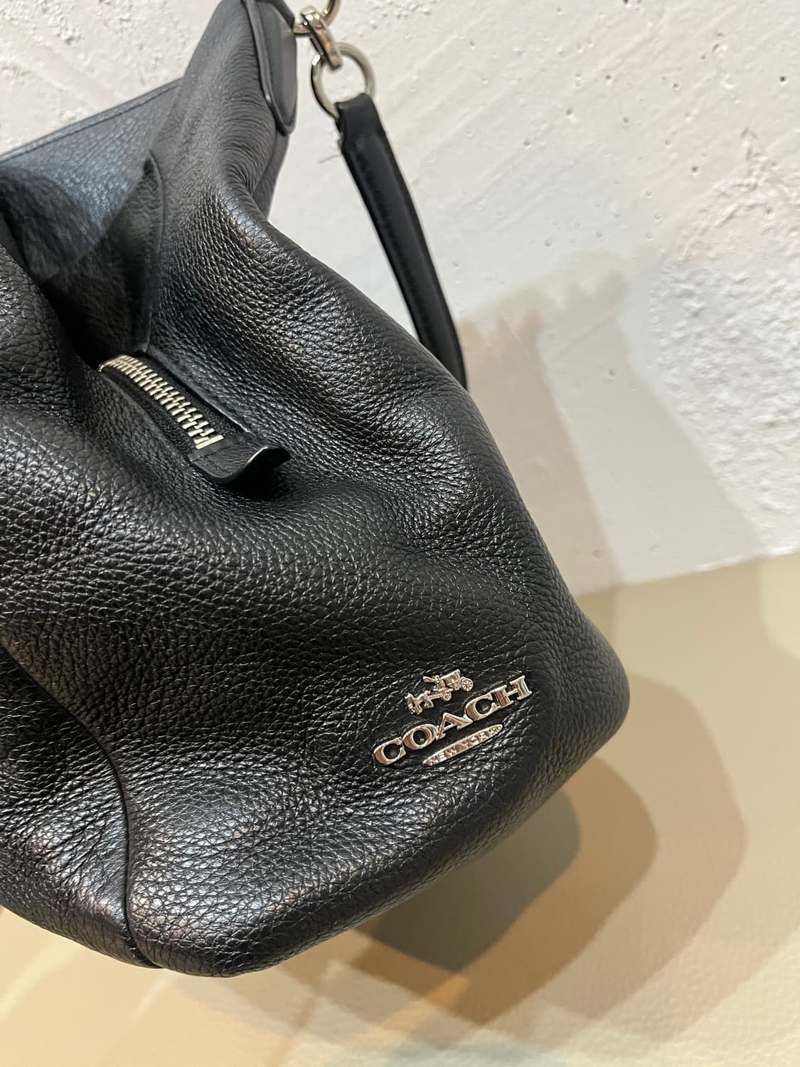 코치 레더 쌍둥이 트윈 숄더백 블랙 상품이미지3