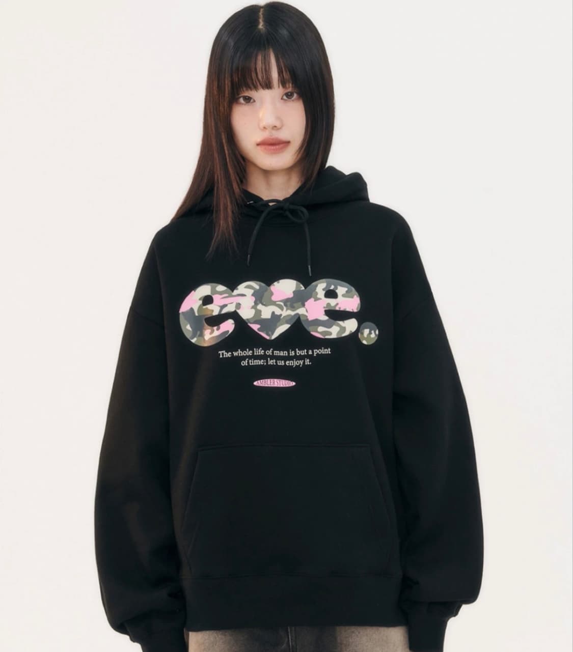 엠블러 카모 후드티 L 상품이미지2
