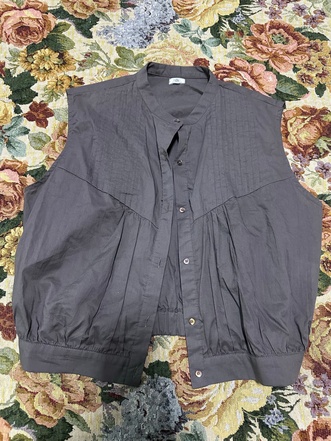 모리 조끼 블라우스 상품이미지1