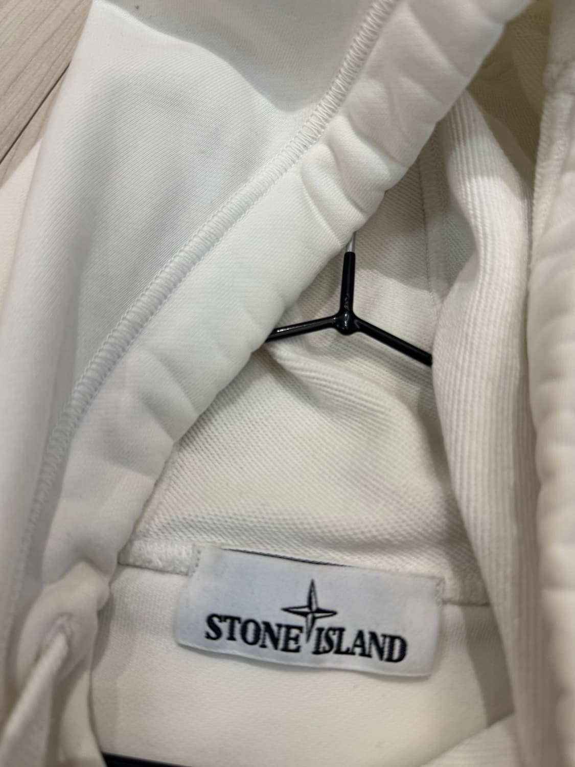 [정품] 스톤아일랜드 화이트 후드티 XL  상품이미지3