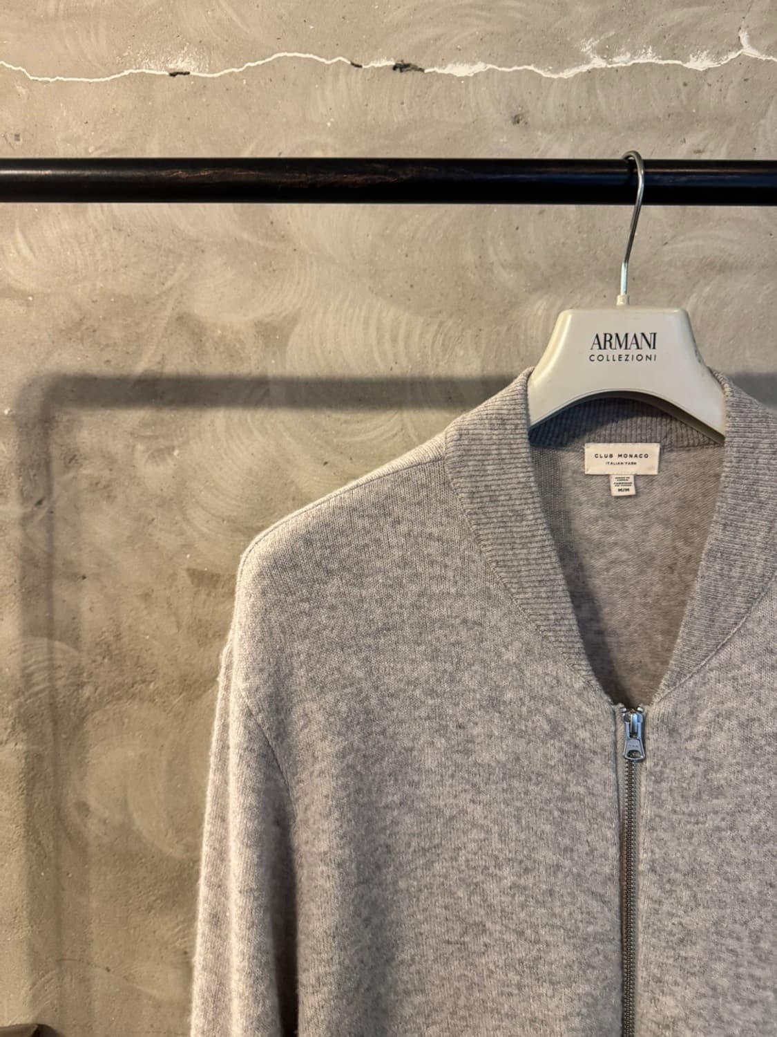 클럽모나코 니트 블루종 100 상품이미지2