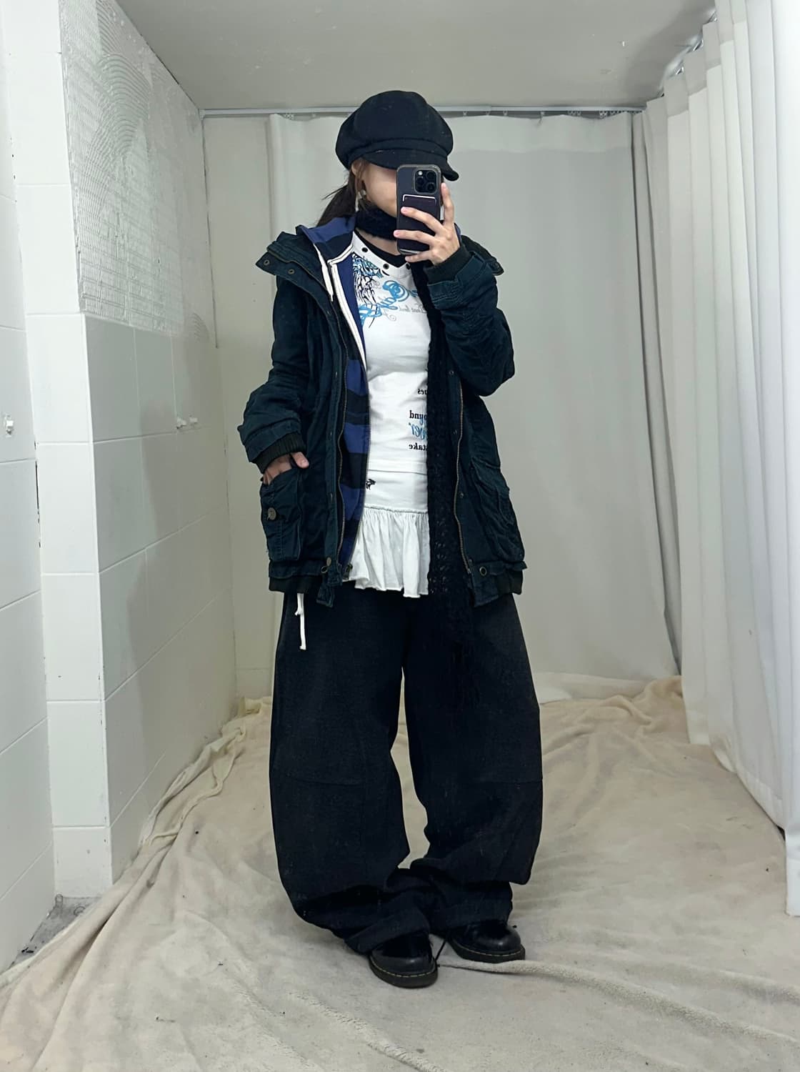 아베크롬비 데일리 펑크 y2k 네이비 코디세트 상품이미지1