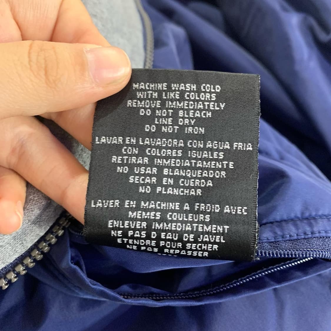 아디다스 블루 그레이 리버시블 점퍼 상품이미지10