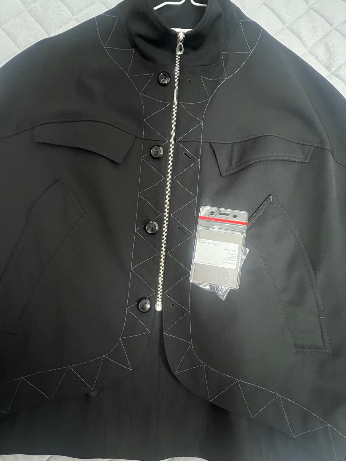 [48] 키코 코스타디노브 잭라이트 자켓 블랙 상품이미지2